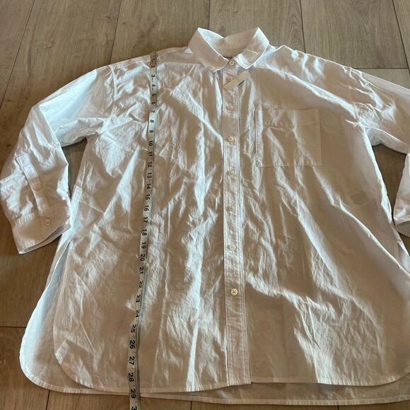 Madewell women long sleeve white shirt size s - Picture 2 of 7